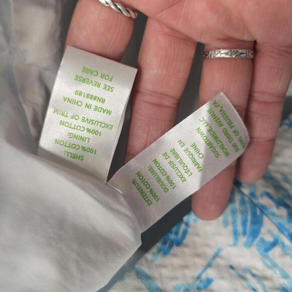 Lilly Pulitzer Blue Print Dress - Size 4 - Picture 7 of 7